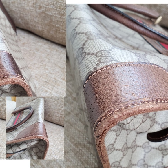 Vintage Gucci Boston Handbag Purse Authentic - Picture 7 of 8